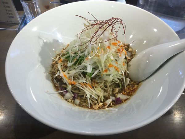 「覇王汁なし担々麵（￥800）」@麻辣専科 覇王 神田北口店の写真