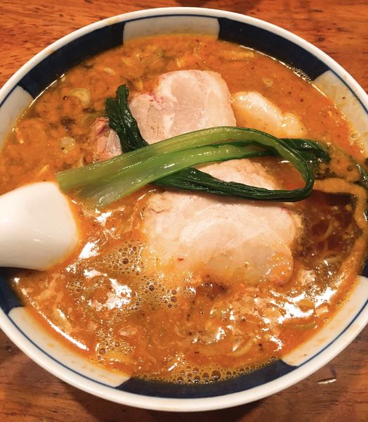 「太肉担々麺＋無料ライス」@支那麺 はしご 銀座本店の写真