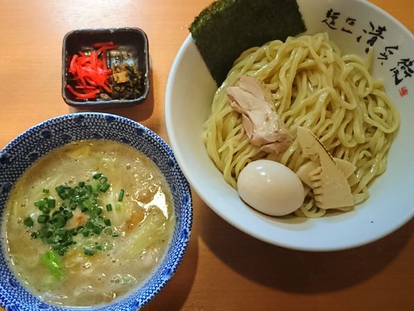 「濃厚鶏塩つけめん ￥850」@麺匠 清兵衛の写真