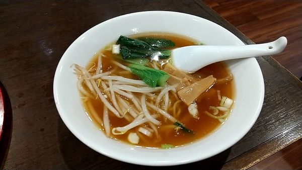 「半ラーメン（チャーハンとのセットで７００円）」@華景園の写真
