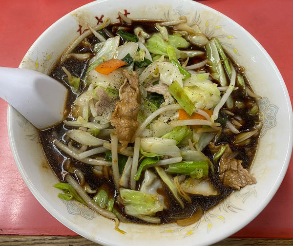 「醤油タンメン」@ラーメン ちとせの写真