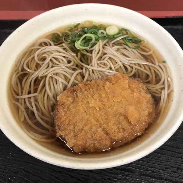 「カレーコロッケそば（￥360）」@潮屋 梅田店の写真
