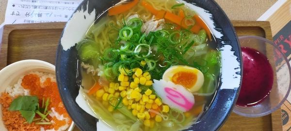 「たっぷり野菜塩ラーメン」@土浦カントリー倶楽部の写真