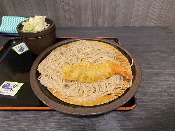 「もりそば340円+海老天0円」@ゆで太郎 大島店の写真