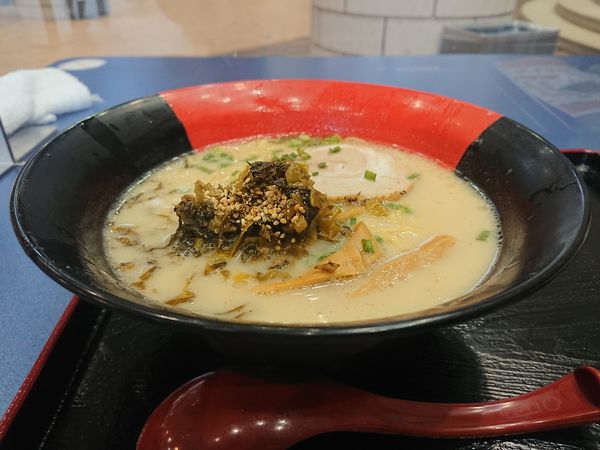 「青菜らーめん」@長崎らーめん 西海製麺所 府中店の写真