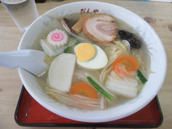 「五目そば（７００円）」@ぴんや食堂の写真