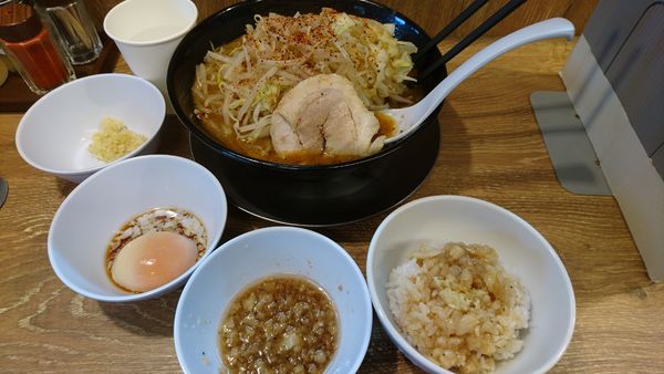 「味噌ラーメン」@ジャンクガレッジ 北浦和店の写真