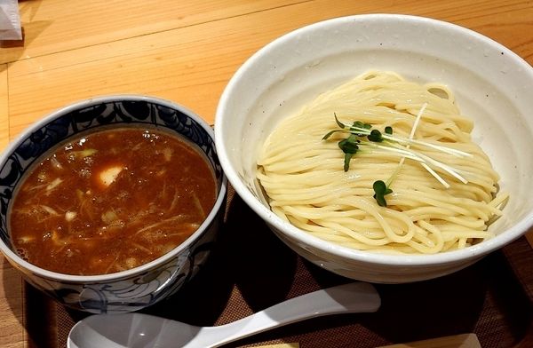 「濃厚鶏つけ麺」@新橋 纏 不動前店の写真