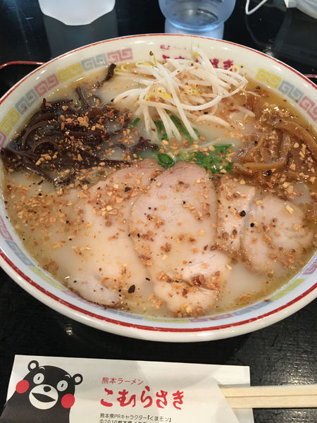 「らーめん大盛り」@熊本ラーメン こむらさき 新横浜店の写真