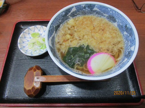 「たぬき蕎麦 650円」@そば処 初味の写真