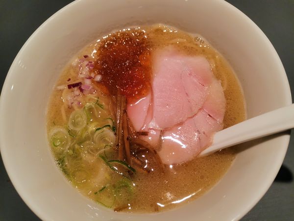 「魚介豚骨塩」@MEN-EIJI SATSUEKI BRIDGEの写真