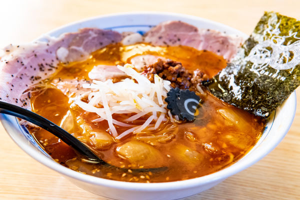 「勝浦タンタンメン チャーシュートッピング」@大輪 鴨川店の写真