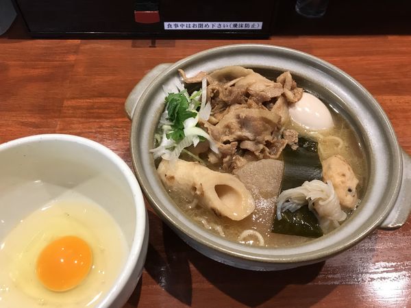 「霜月おでんら〜麺-スキヤキを添えて-」@麺屋 江武里の写真