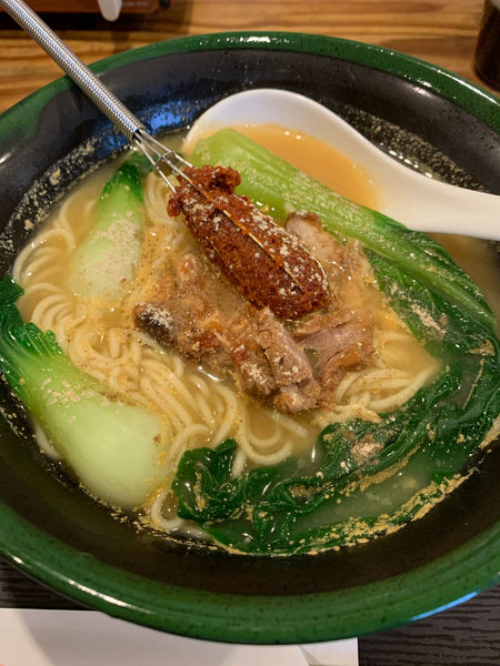 「辛味噌にんにくラーメン」@自由本舗 はなひこの写真