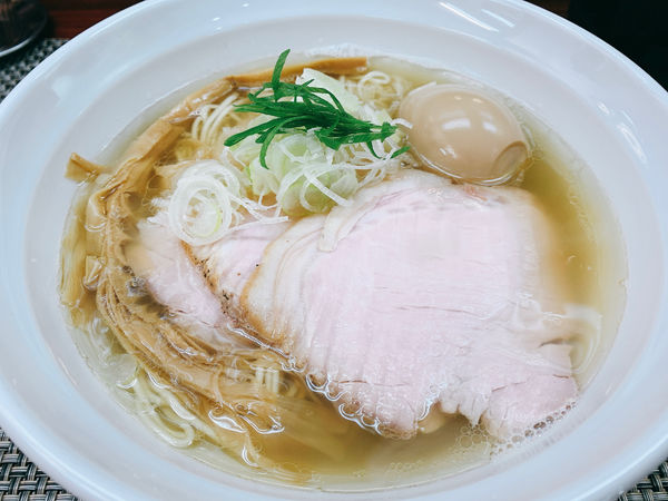 「オリーブいりこ塩SOBA」@麺や 睡蓮の写真