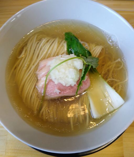 「塩中華蕎麦 750円 鰯のどんぶり 300円」@中華蕎麦 鳴神食堂の写真