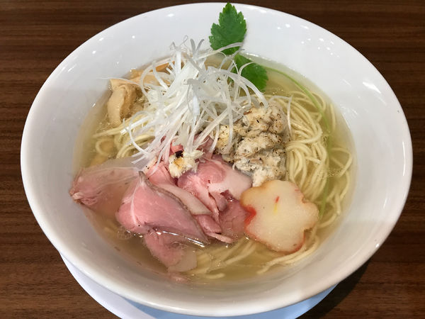 「【限定】天然真鯛の塩そば　900円」@自家製麺 くまがいの写真