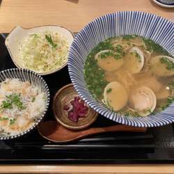 はまぐりラーメン定食