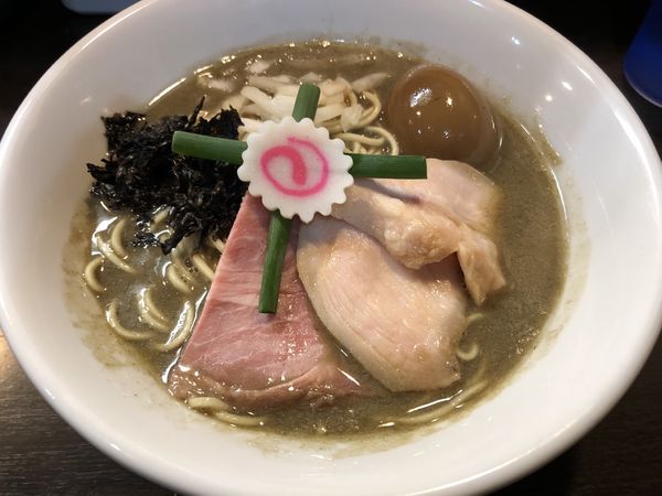 「味玉濃厚そば」@中華そば いづるの写真