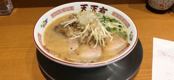 「チャーシュー麺」@らーめん天天有 神田の写真