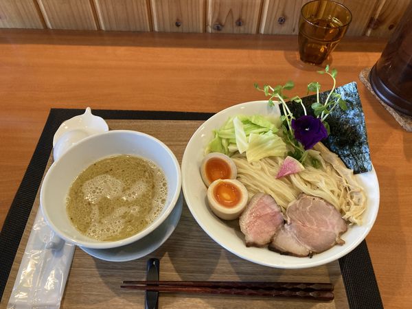 「特製海老トリュフ塩つけ麺」@麺屋 轍 豊川店の写真