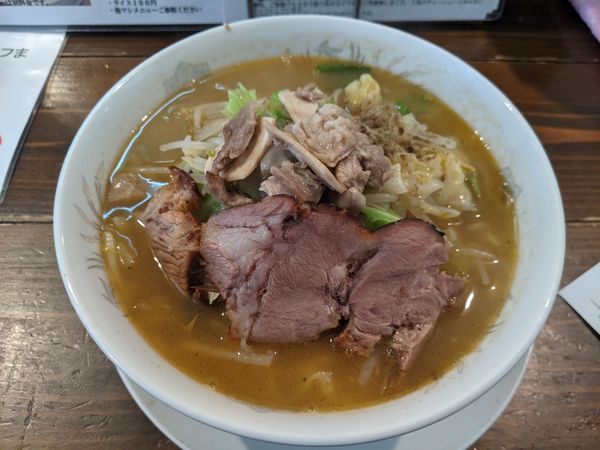 「特製ラーメン　700円　大盛り無料250g」@ラーメン 達磨食堂の写真