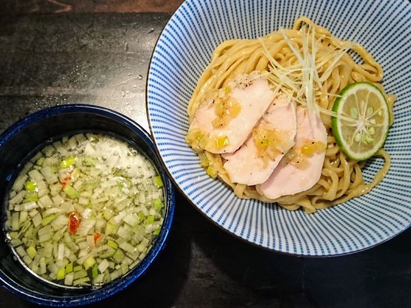 「【限定】鶏と生姜の淡麗しおつけ麺 ￥980」@らーめん こてつの写真