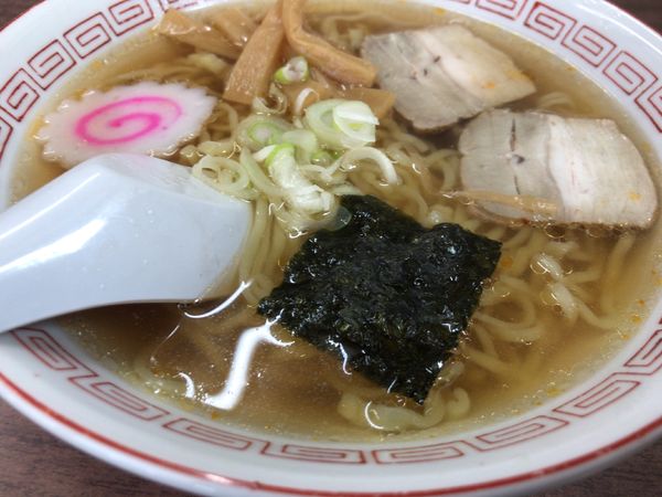 「ラーメン550円」@松葉食堂の写真