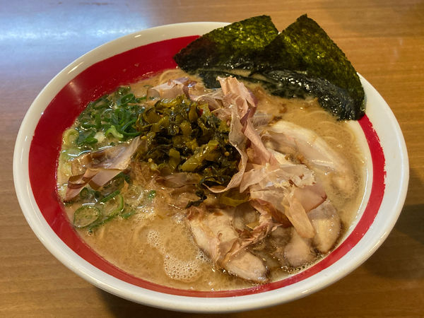 「濃厚魚介ラーメン」@暖暮 太宰府駅前店の写真