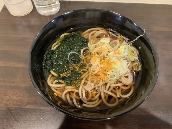 「生あおさそば460円」@田舎そば 須坂の写真