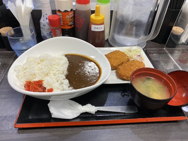 「カレーライス400円コロッケ0円」@東京チカラめし 新宿西口1号店の写真