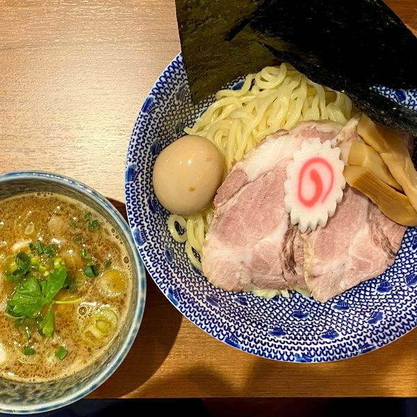 「魚介とんこつ特製つけ麺（中）¥1050円」@麺屋わおんの写真