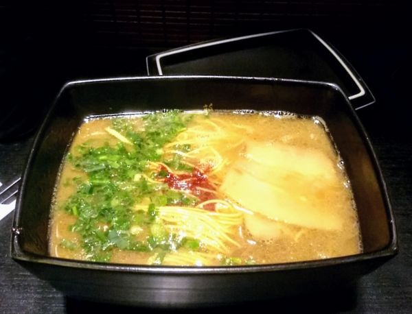 「釜だれとんこつラーメン」@一蘭 キャナルシティ博多店の写真