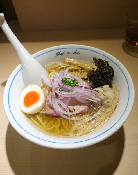 「淡麗煮干しらーめん」@中華蕎麦 あお木 secondの写真