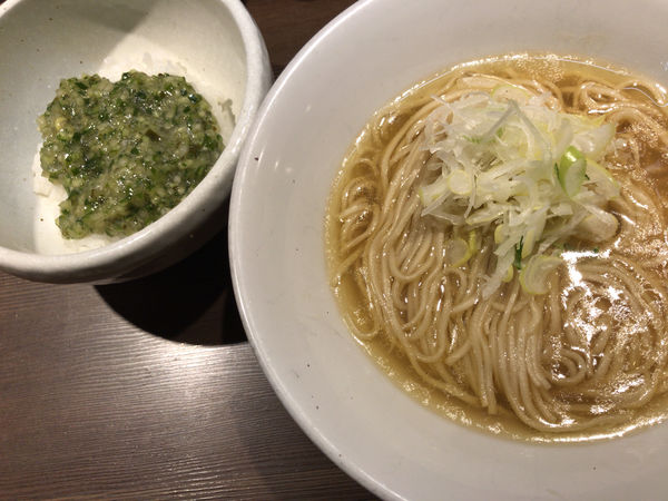 「鰤と浅利の塩そば(限定)」@鴨出汁中華蕎麦 麺屋yoshikiの写真