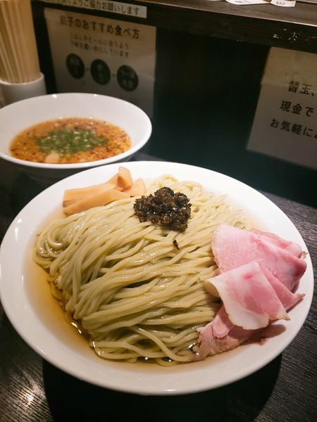 「昆布水つけ麺 麺量900g」@中華そば 十目一八食堂の写真