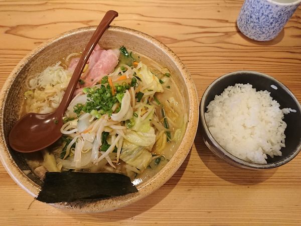 「野菜そば￥１０５０」@麺通 伊武記の写真