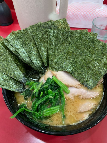 「ラーメン 並、のり」@杉田家 千葉祐光店の写真
