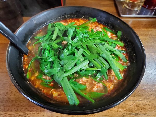 「タンタンメン・中辛＋ニラ」@ニュータンタンメン 金家 三ツ境店の写真
