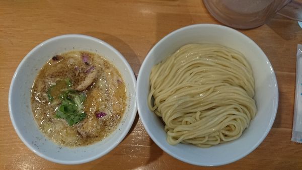 「つけそば中300g 1050円」@らーめん工房 麺作の写真