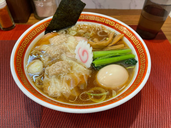 「ワンタンメン＋味玉」@麺創庵 砂田の写真