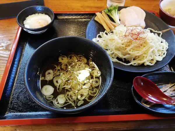 「温玉つけ麺」@手打ち中華そば 和屋の写真