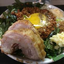 我流豚星。台湾混ぜそば