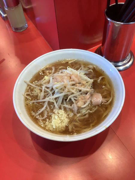 「ラーメン、野菜少なめ、にんにく多め」@麺屋 桐龍の写真