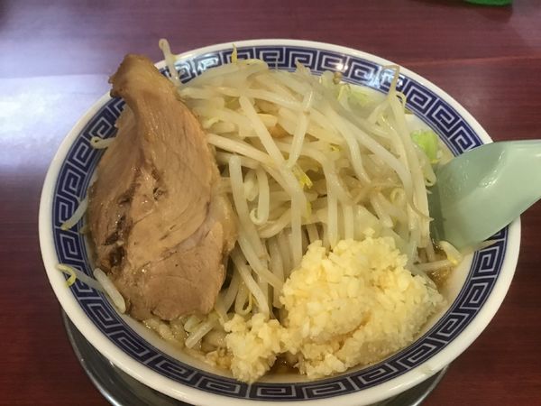 「ラーメン(200ｇ)800円ニンニク多め」@無限大 夢の写真