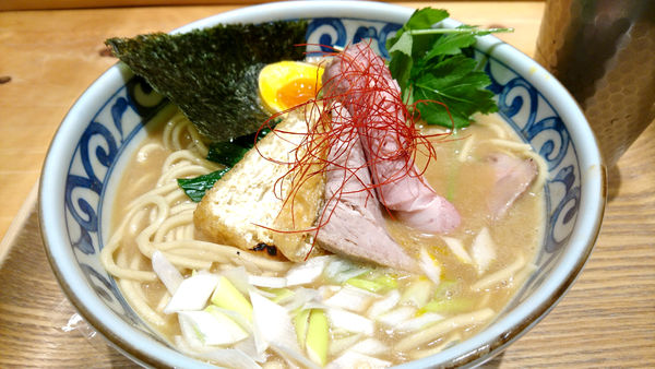 「【夜】酒粕濃厚そば」@銀座 風見の写真