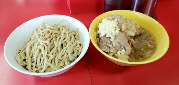 「つけ麺小(ニンニク)850円」@ラーメン二郎 茨城守谷店の写真