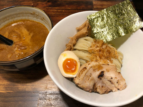 「濃魚つけ麺　辛うま」@オリオン食堂の写真
