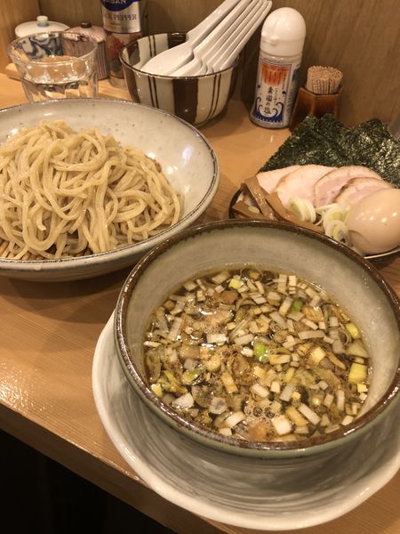 「特製つけそば」@中華そば 笑歩の写真