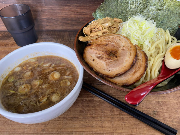 「特製つけ麺(特大)」@以心麺心の写真